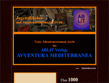 Tablet Screenshot of abenteuerroman.info